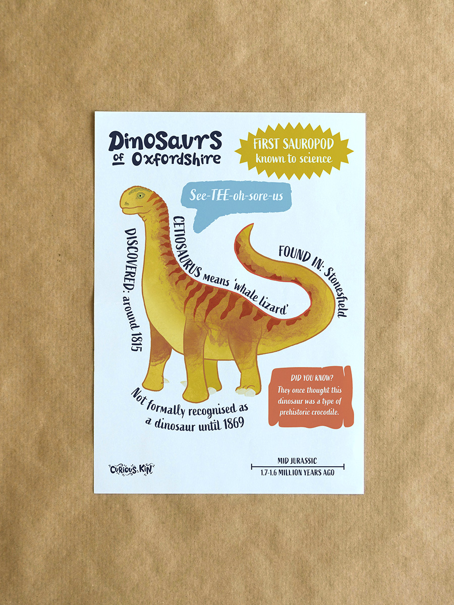 Cetiosaurus Postcard