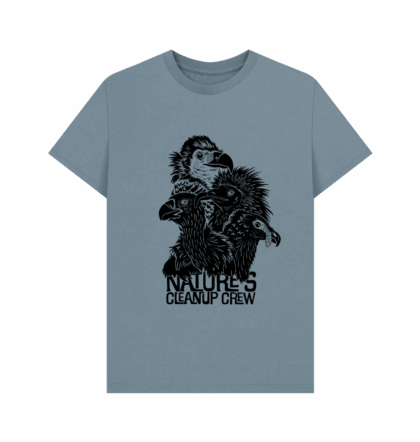 Natures Cleanup Crew: Vultures printed organic regular fit t-shirt