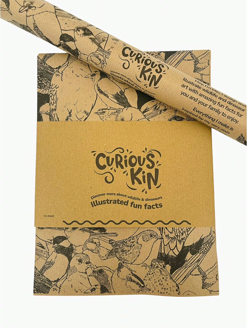 British Birds Eco Wrapping Paper