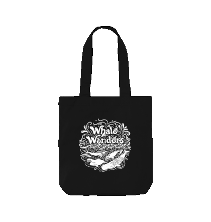 Whale Wonders illustrated tote bag