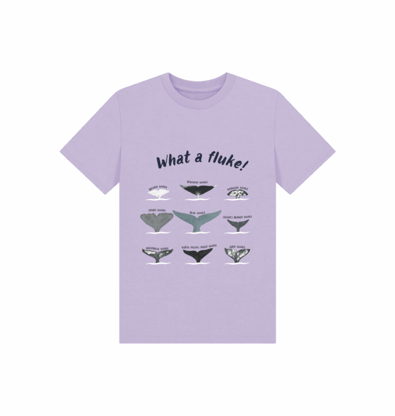 What a fluke! Whale Tail Children's organic t-shirt