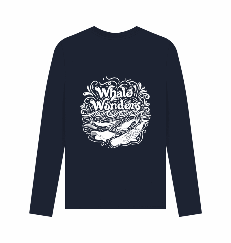 Whale Wonders double sided long sleeved printed regular top - Image 2