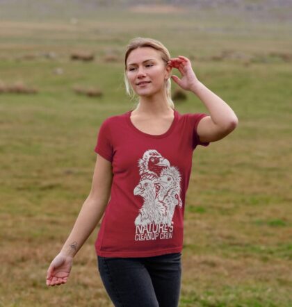 *NEW COLOUR* Vulture's natures clean up crew printed scoop neck t-shirt
