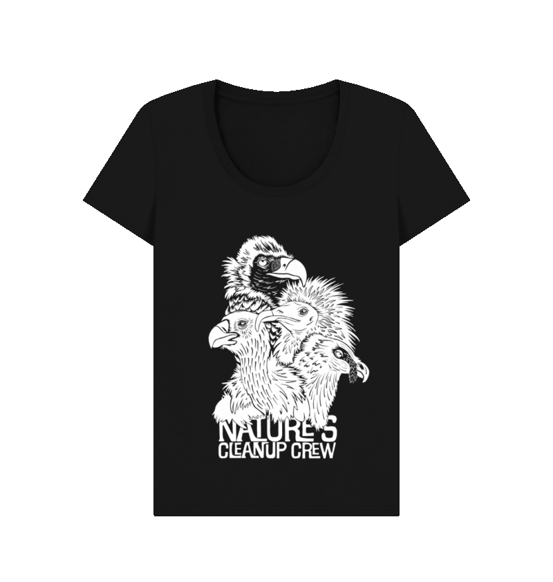 *NEW COLOUR* Vulture's natures clean up crew printed scoop neck t-shirt - Image 2
