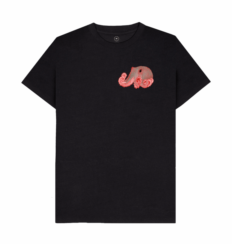 Pacific warty octopus men's Reemill printed t-shirt - Image 2