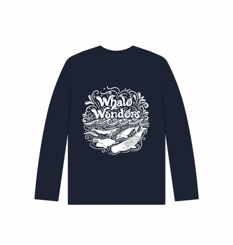 Whale Wonders double sided long sleeved children's printed top - Image 2