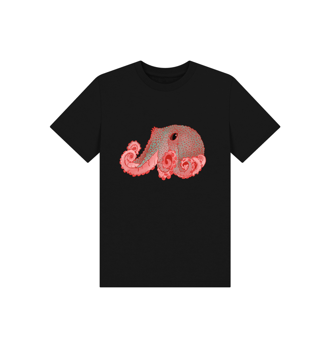 Pacific warty octopus childrens printed t-shirt - Image 2