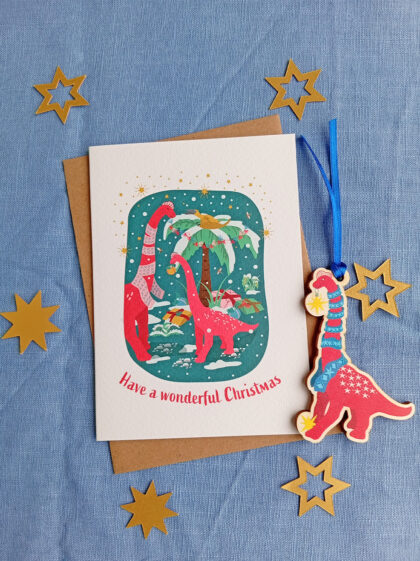 Send a Christmas Dinosaur to your loved one