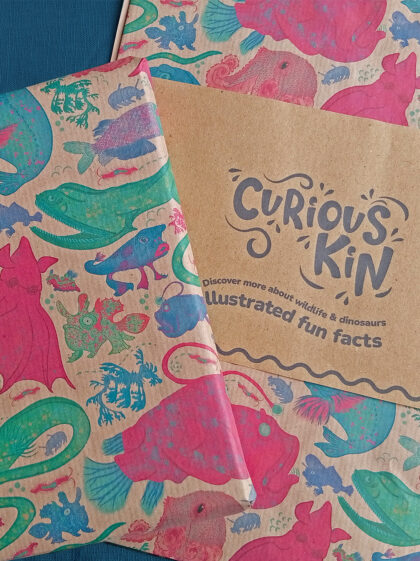 Really 'Weird' Sea Creatures Eco Wrapping Paper