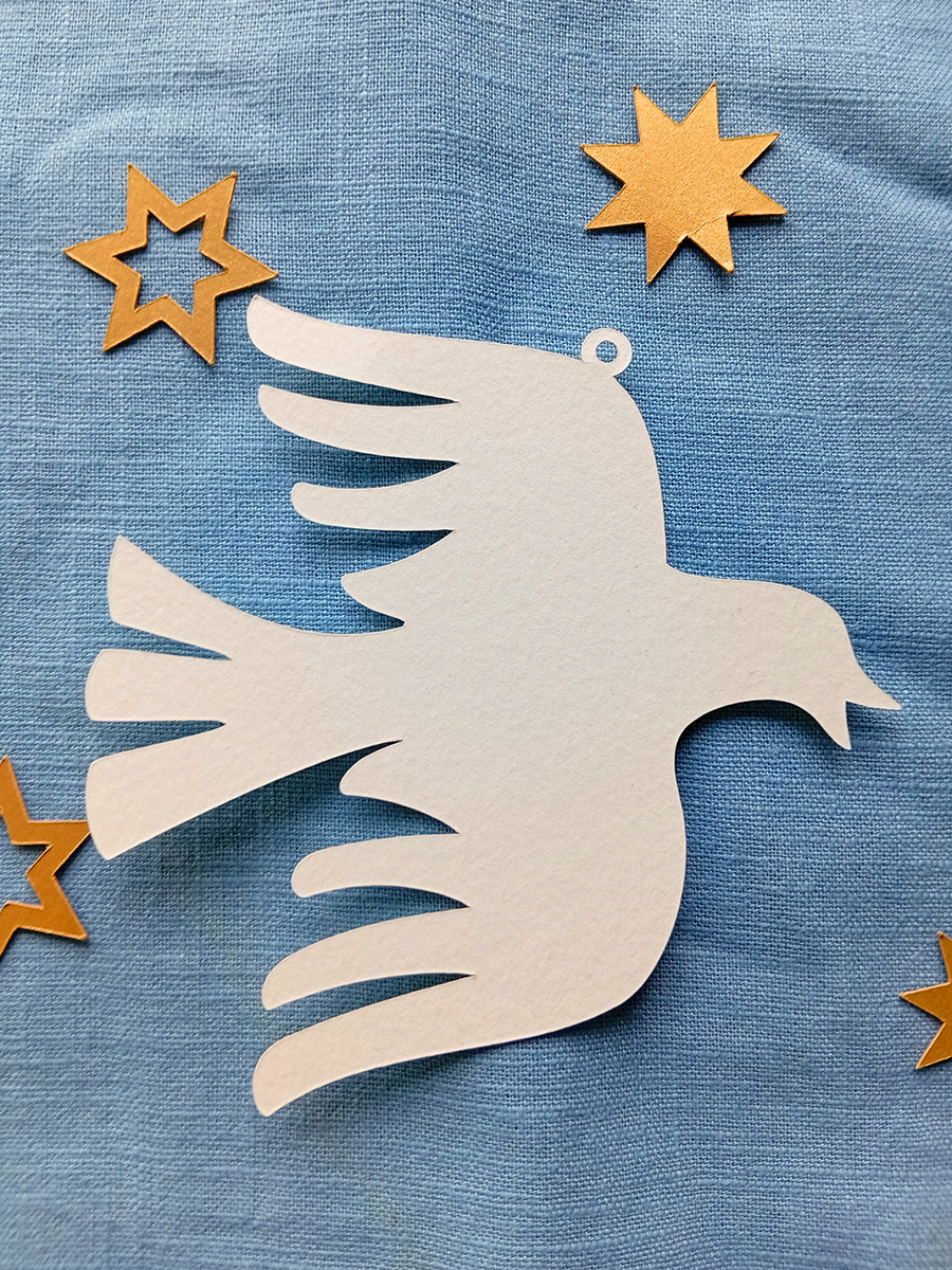 Bird flying shaped blank tag