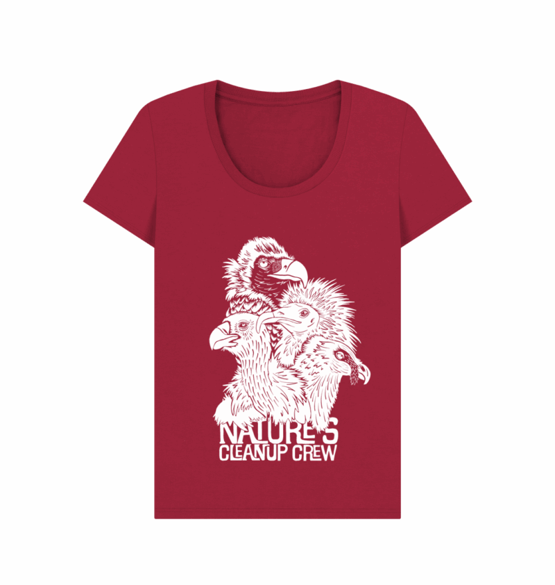 *NEW COLOUR* Vulture's natures clean up crew printed scoop neck t-shirt - Image 4