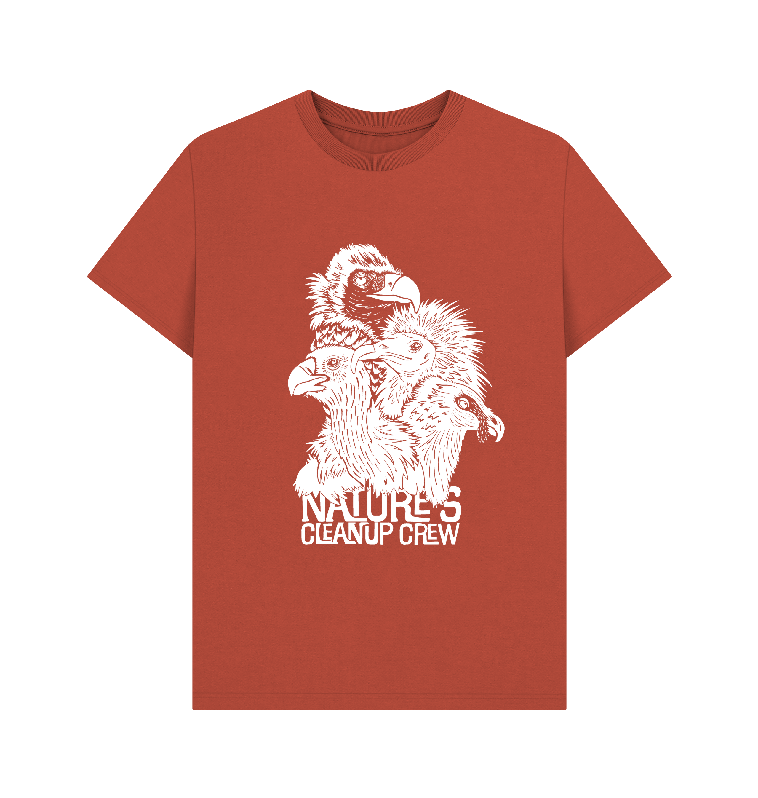 Vultures - Nature's Clean Up Crew, Rust, Regular Fit, Unisex