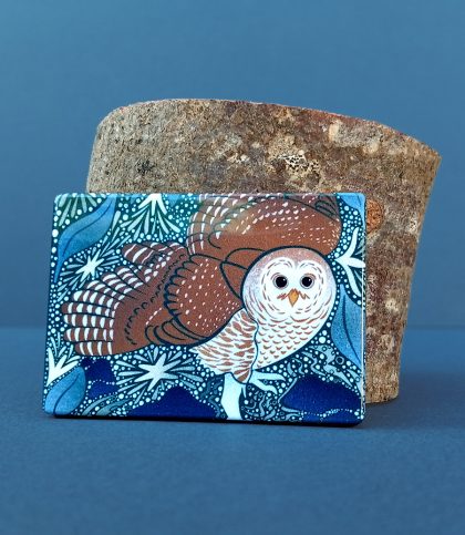 Barred owl magnet